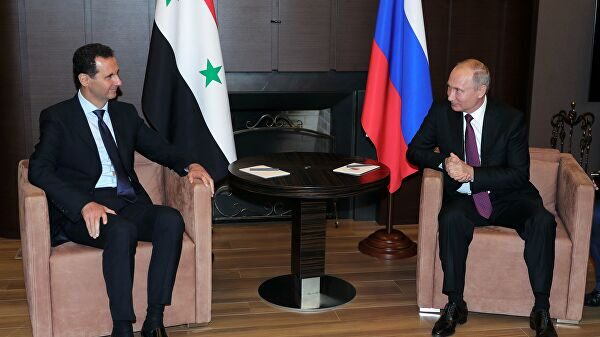 Путин провел телефонный разговор с Асадом