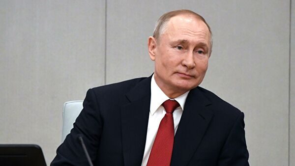 Путин проводит в Кремле встречу с Медведчуком и Володиным