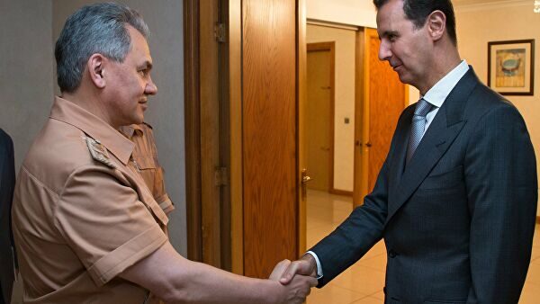 Шойгу встретился с Асадом в Сирии
