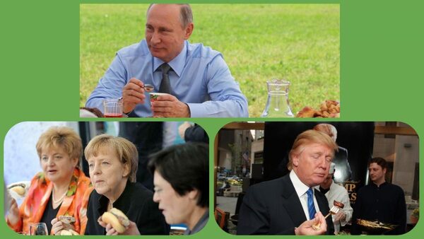 Зарубежные диетологи проанализировали рацион Путина, Трампа и Меркель