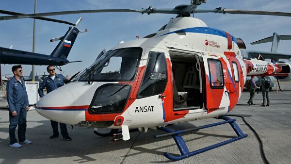 В Мексику отправили первый вертолет "Ансат" из России