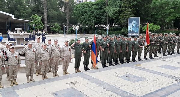 Армянские военные в Сирии почтили память героев Великой Отечественной войны