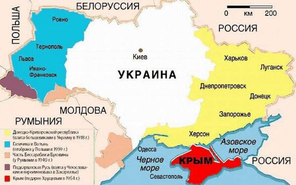 Украине указали на ее истинные границы