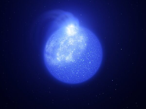 Астрономы открыли гигантские магнитные пятна на горячих звездах