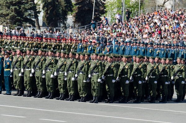В Новороссийске состоялась первая репетиция парада Победы