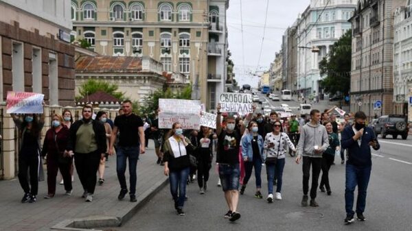 Акция в поддержку Фургала в Хабаровске завершилась без происшествий
