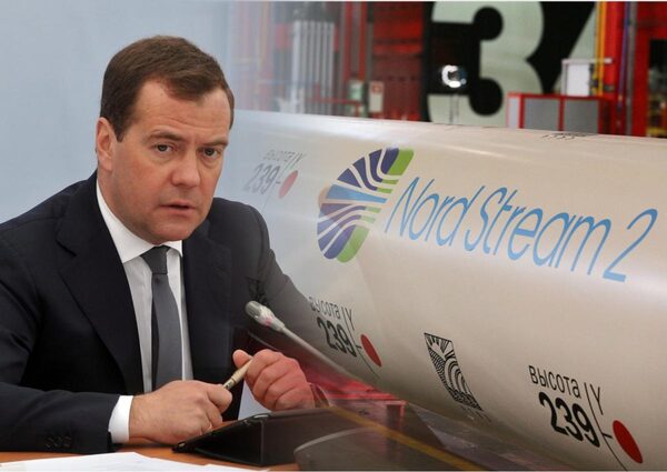 Медведев назвал угрозы США по "Северному потоку-2" “простотой и борзостью”