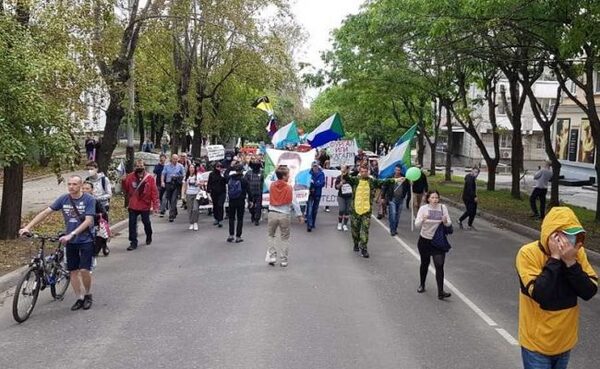 В Хабаровске прошла очередная акция в поддержку Фургала — людей все меньше