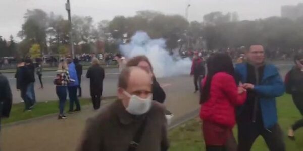 На акции в центре Минска задержаны не менее 70 протестующих