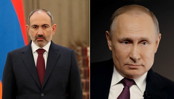 Пашинян попросил Путина начать консультации по оказанию помощи Армении