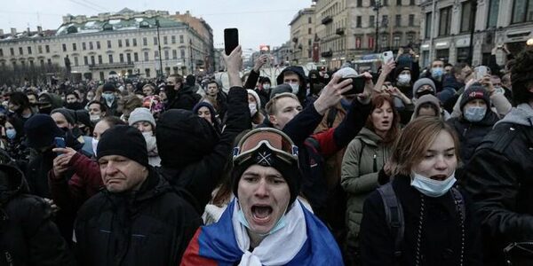 В акции протеста в Москве участвовали 2 тыс. человек