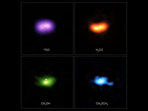 В протопланетном диске одной из звезд обнаружен диметилэфир