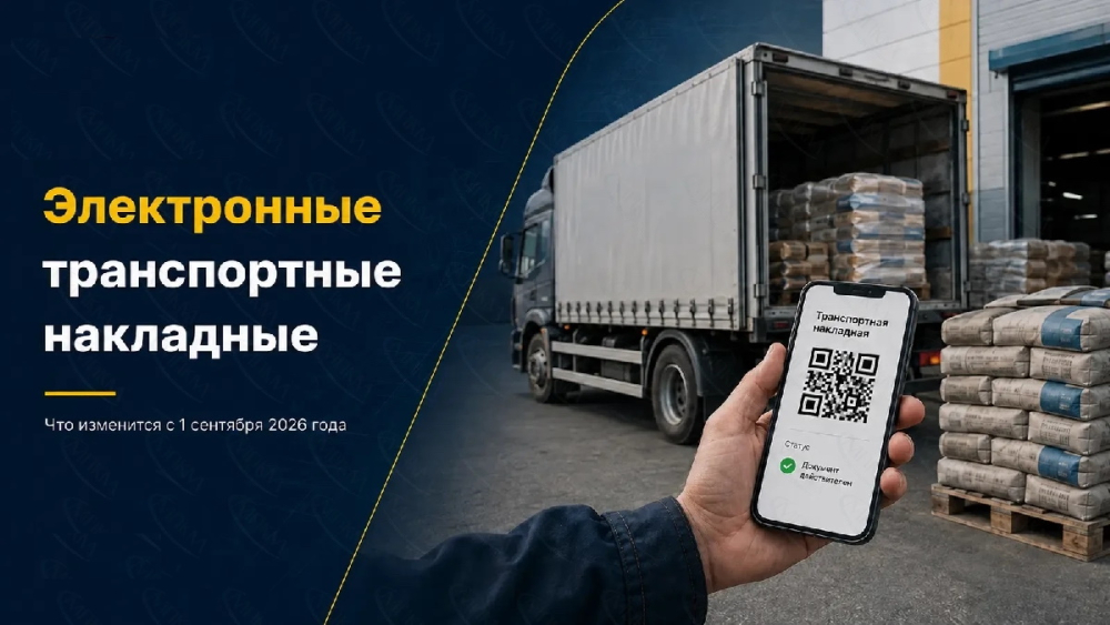 С 1 сентября 2026 года транспортные накладные станут электронными